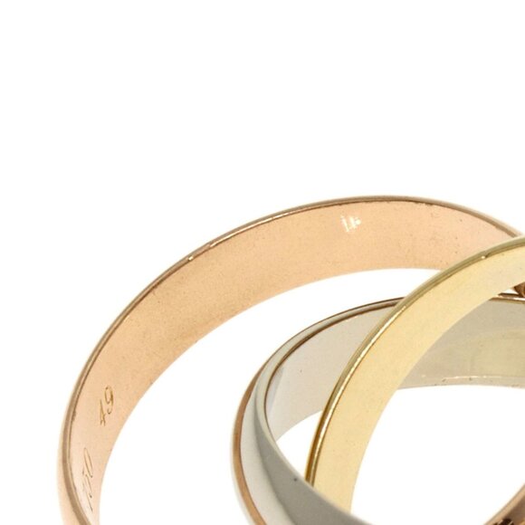 CARTIER 18k Pink Trinity Ring #49 - Picture 5 of 7